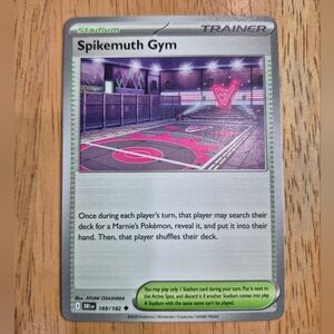 QTY 4 Pokemon Spikemuth Gym Stadium Trainer Card